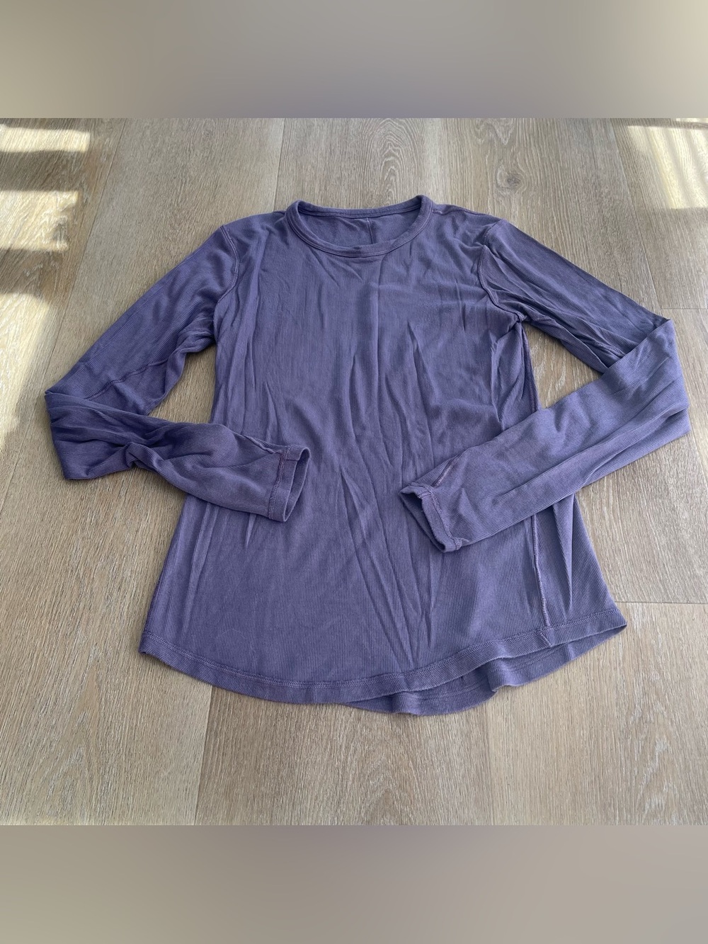 Lululemon Love Long-Sleeve Shirt
Color;Nightfall - Picture 2 of 4